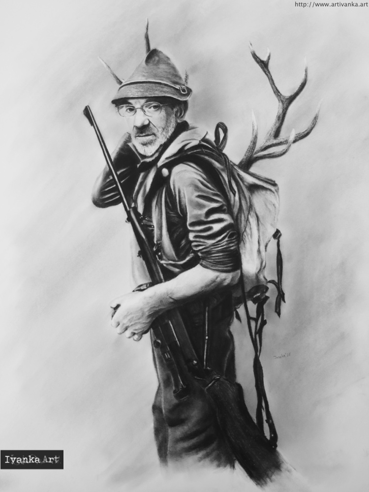 Ritratto artistico espressivo figura intera